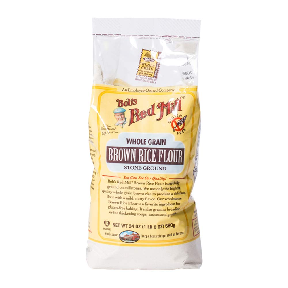 Bob's Red Mill Brown Rice Flour Gluten Free (4x24 Oz)