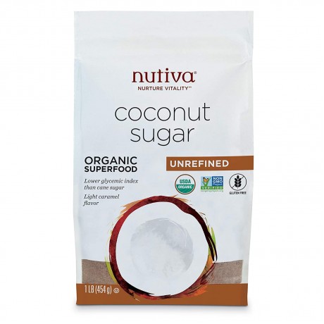 Nutiva Og2 Coconut Sugar Unrefined (6x16Oz)