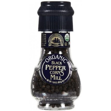 Drogheria & Alimentari All Natural Spice Grinder Black Peppercorns (6x1.6Oz)