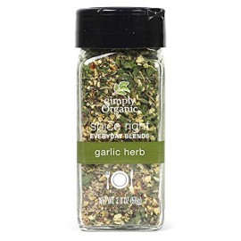 Simply Organic Organic Spice Right Everyday Blends, Garlic Herb (6X2 OZ)