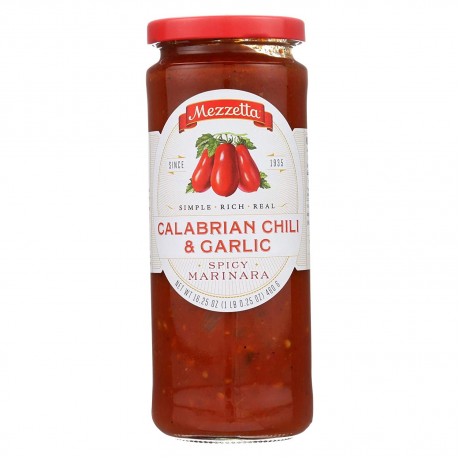 Mezzetta Marinara Calabrian Chili & Garlic Sauce (6x16.25 OZ)