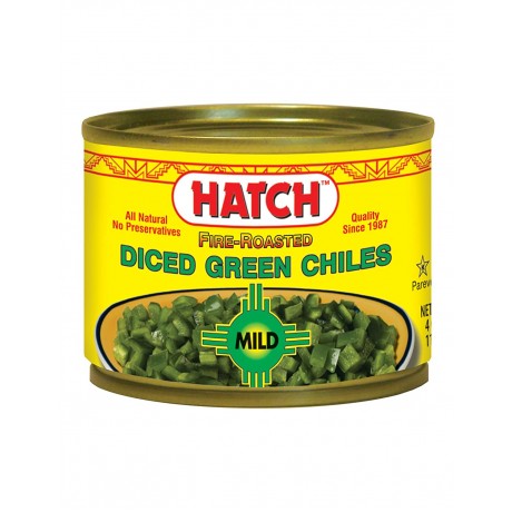 Hatch Farms Diced Green Chilies Mild (24x4 Oz)