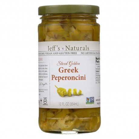 Jeff's Naturals PeprnciniSliced Grk (6x12OZ )