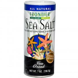 Frontier Herb Fine Sea Salt (1x7 Oz)