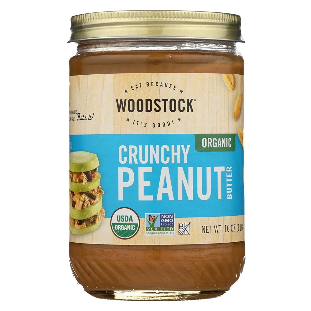 Woodstock Crunchy Peanut Butter (12x16 Oz)