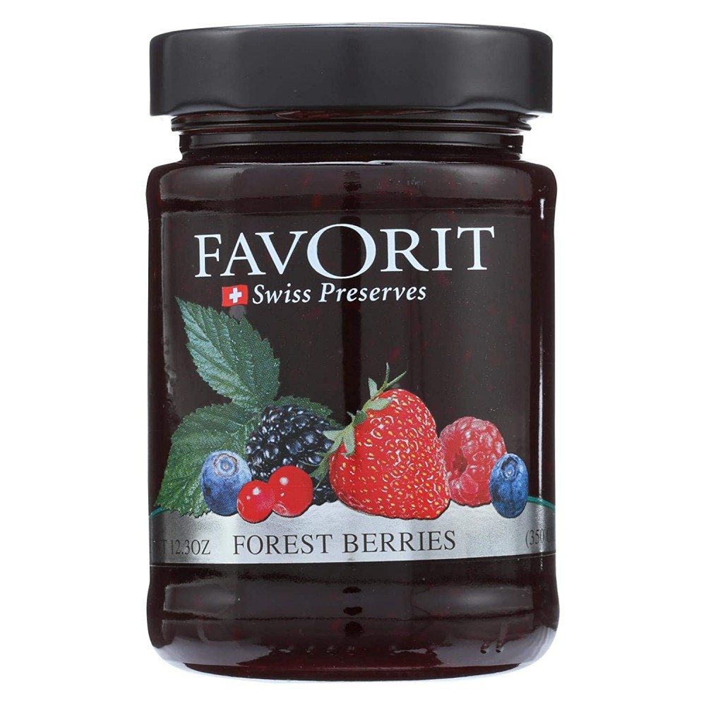 Favorit Swiss Forest Berries Preserves (6x12.3Oz)