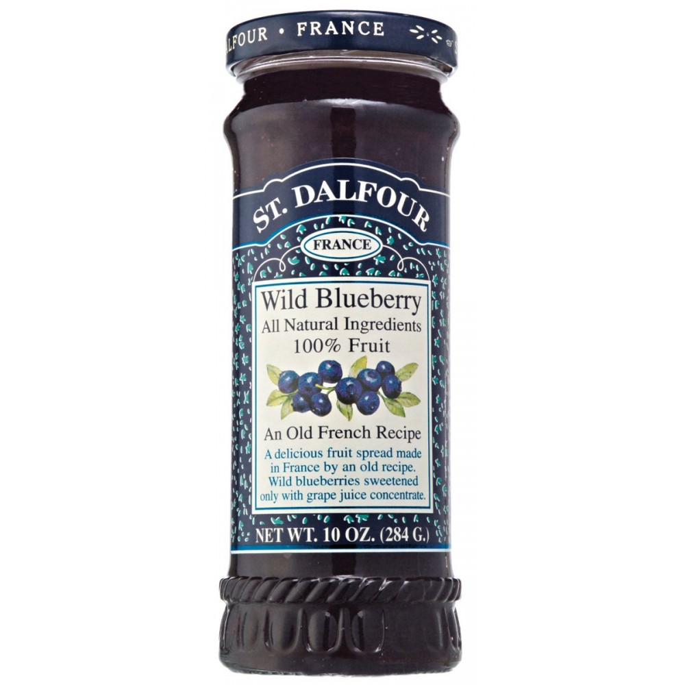 St. Dalfour Blueberry 100% Fruit Conserve (6x10 Oz)