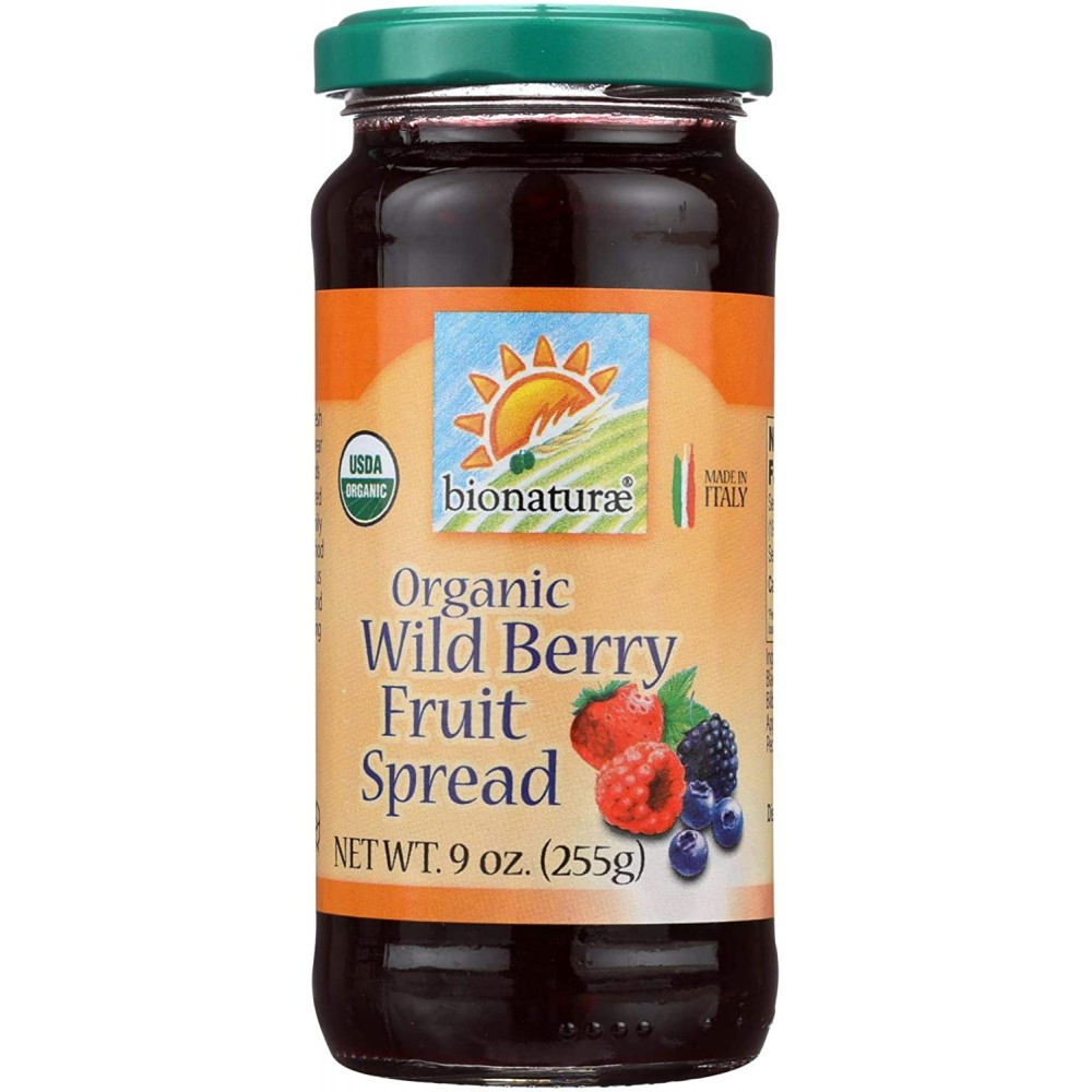 Bionaturae Wild Berry Fruit Spread (12x9 Oz)