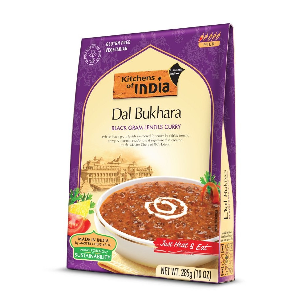 Kitchens Of India Dal Bukhara Black Gram Lentils Curry (6x10 OZ)