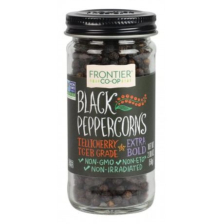 Frontier Herb Whole Black Peppercorns (1x2.08 Oz)