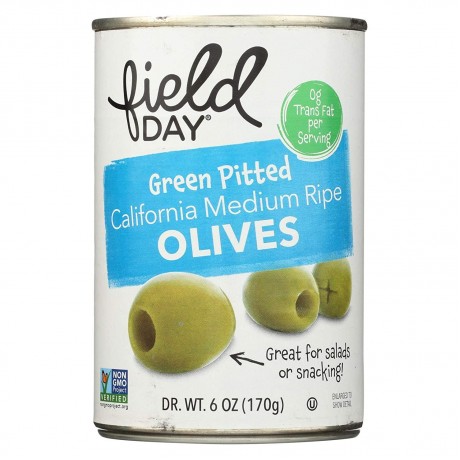 Field Day Ripe Green Olives (12x6Oz)