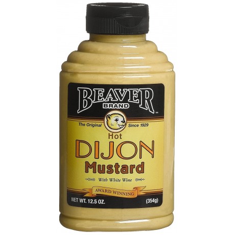 Beaver Dijon Mustard With White Wine (6x12.5Oz)