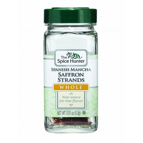 Spice Hunter Saffron Strands, Spanish Mancha, Whole (6x0.01Oz)