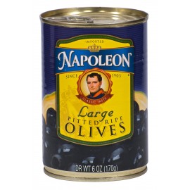 Napoleon Black Pitted Olives (12x6Oz)