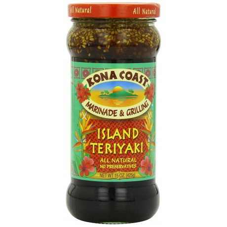 Kona Coast Marinade & Grilling SauceIsland Teriyaki (6x15Oz)