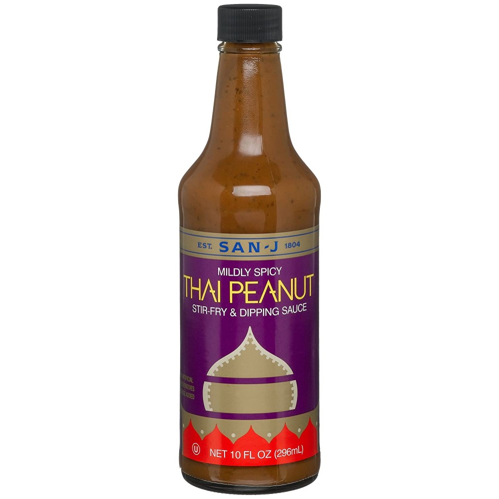 San-J Thai Peanut Cooking Sauce (6x10 Oz)