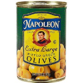 Napoleon Co. Green Pitted Olives (12x6OZ )