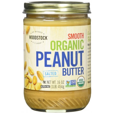 Woodstock Smooth Peanut Butter (12x16 Oz)