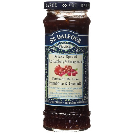 St. Dalfour Raspberry Pomegranate 100% Fruit Conserve (6x10 Oz)