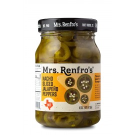 Mrs. Renfro's Nacho Sliced Jalapeno Peppers (6x16Oz)