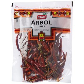 Badia Arbol Chili Pods (12x3 OZ)