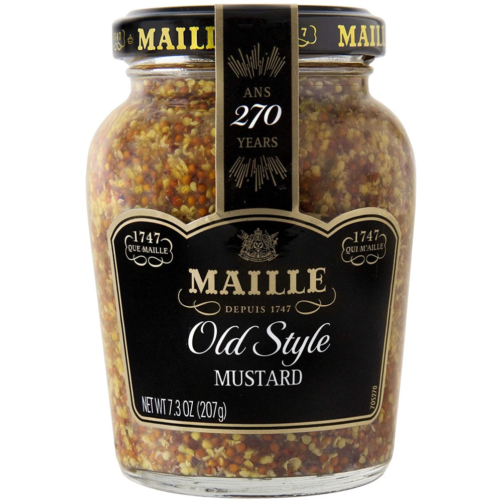 Maille Mustard Old Style Whole Grain Dijon (6x7.3 Oz)