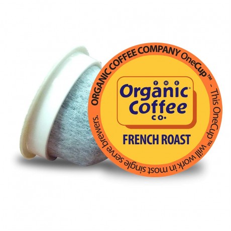 Organic Coffee Co. Onecup, French Roast (6X4.65 OZ)