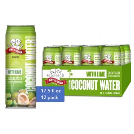 Amy & Brian Coconut Juice With Lime (12x17.5 Oz)