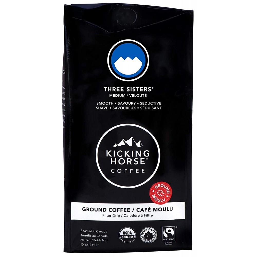 Kicking Horse Coffee Three Sisters Coffee Medium Roast (6x10 OZ)