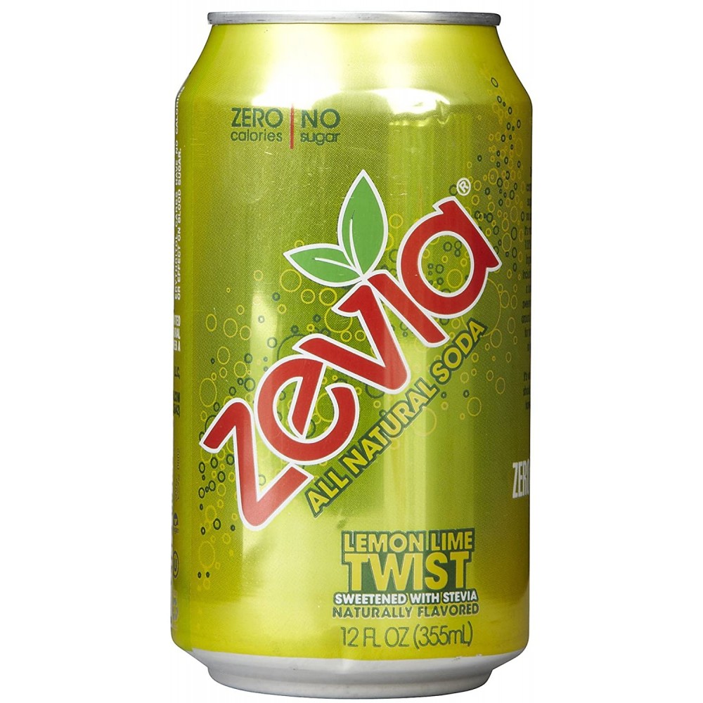 Zevia Natural Twist Diet Soda (4x6x12 Oz)