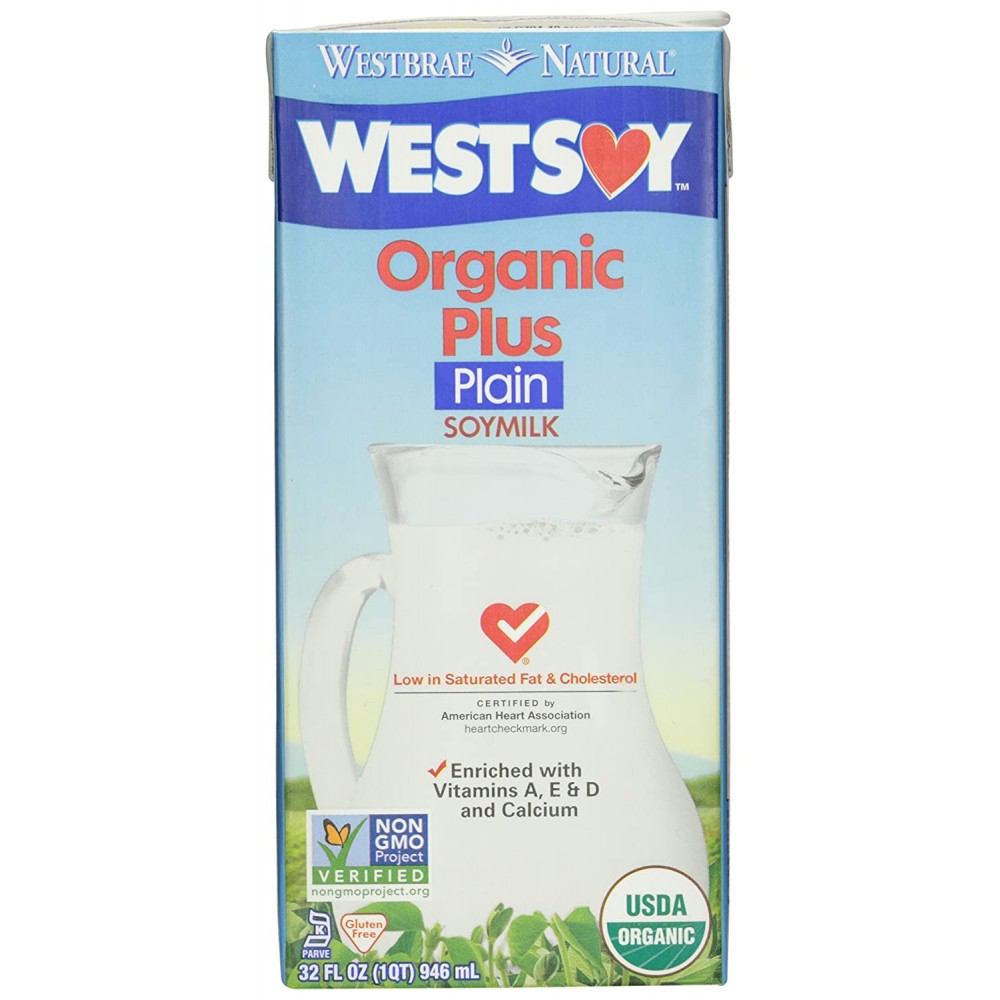 Westsoy Plain Westsoy Organic Plus (12x32 Oz)