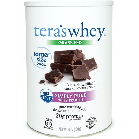 Tera's Whey rBGH Free Whey Protein Dark Chocolate Cocoa (1x24 OZ)