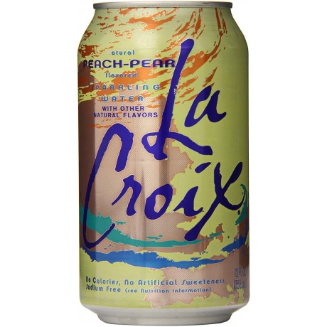 Lacroix Sparkling Water Pch/Pear (2x12Pack )