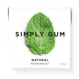 Simply Gum All Natural Gum Mint (12X15 Ct)