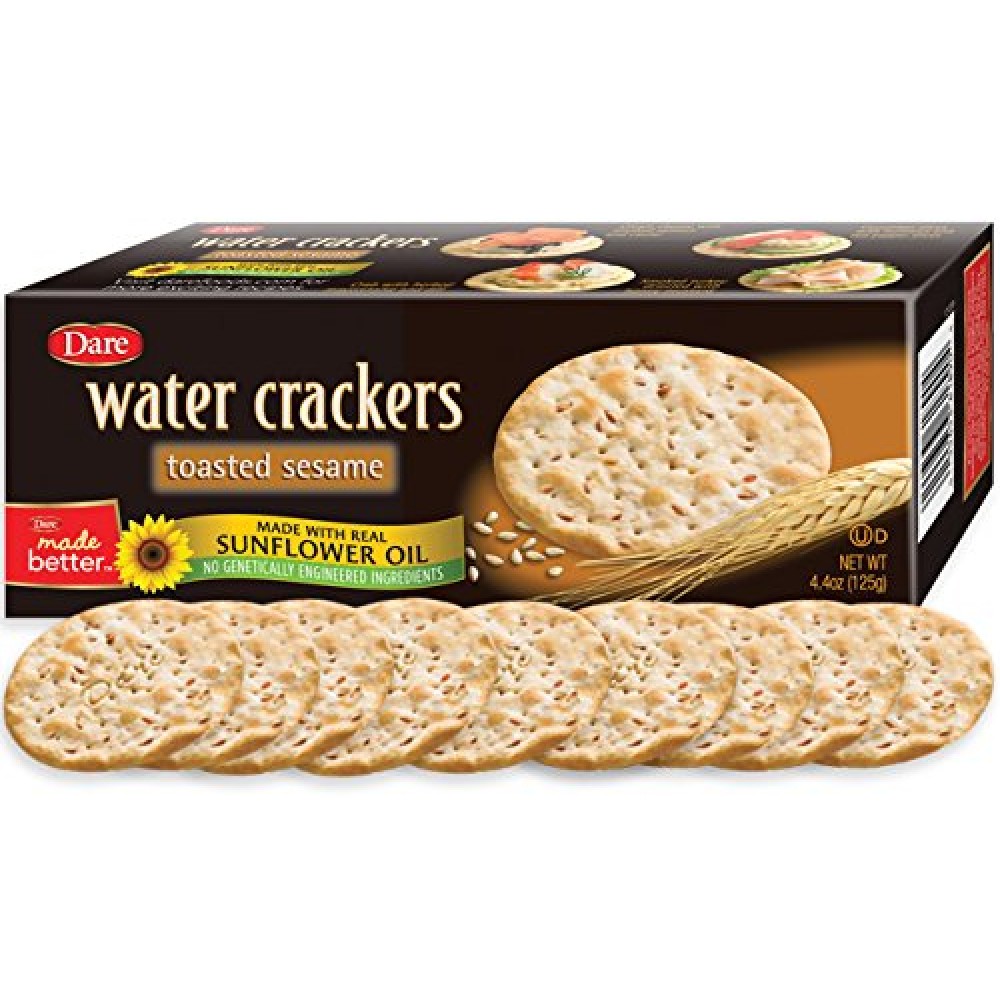 Dare Water Crackers, Toasted Sesame (12x4.4Oz)