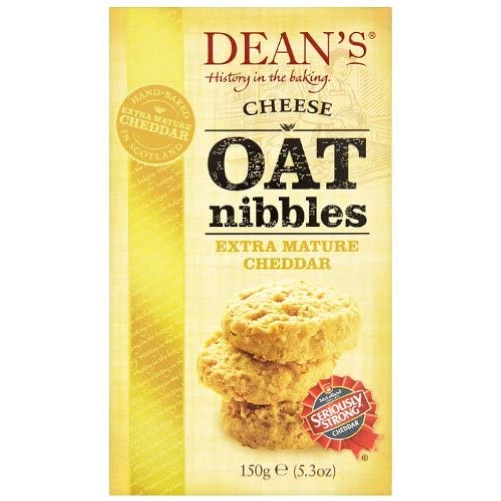 Dean's of Scotland Cheese Oat Nibbles Extra Mature Cheddar (10x5.3 OZ)