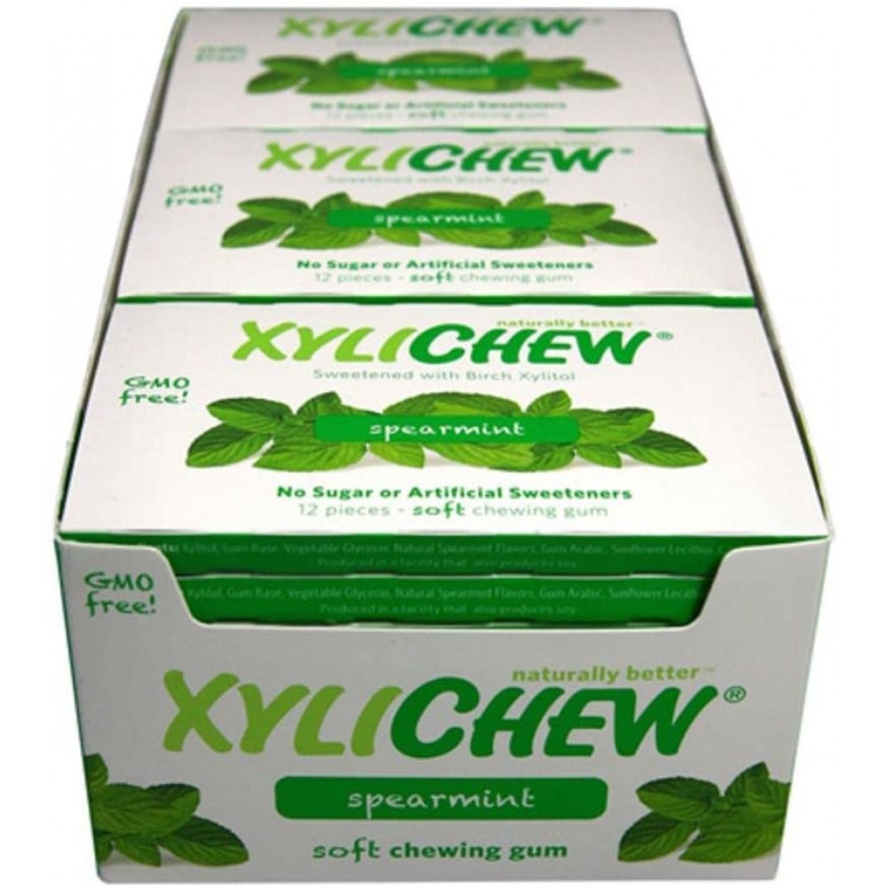 Xylichew Spearmint Gum, Display (24x12 PC)