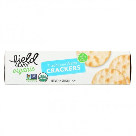 Field Day Organic Water Crackers (12x4.4Oz)