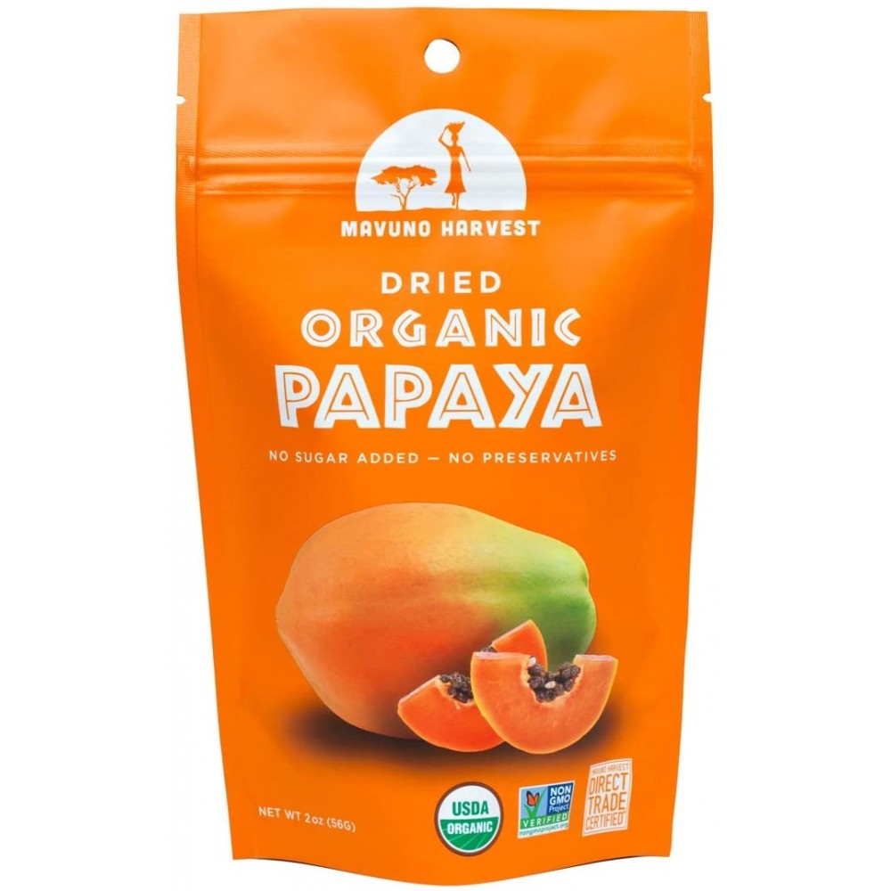 Mavuno Harvest Organic Papaya (6x2 OZ)