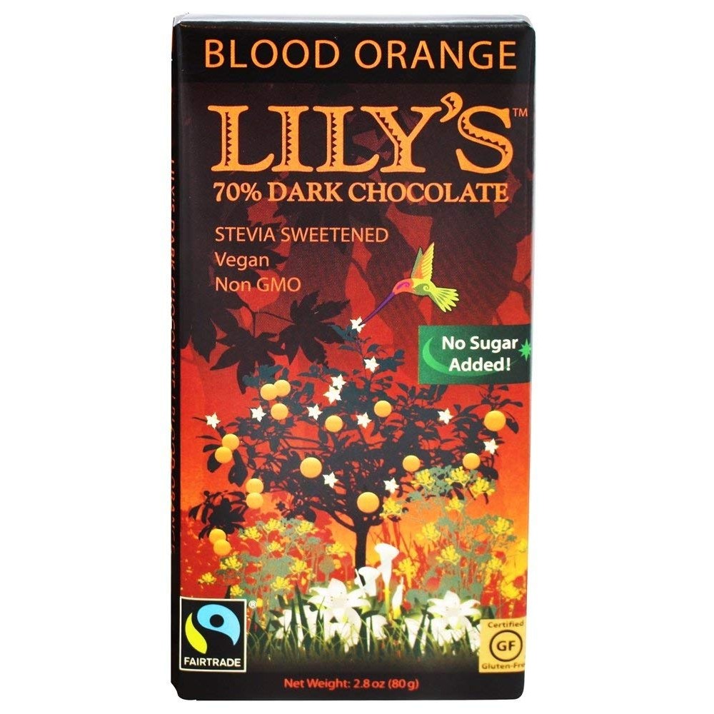 Lily's Dark Chocolate with Stevia Blood Orange (12x2.8 OZ)