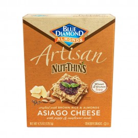 Blue Diamond Artisan Nut Thins Asiago Cheese (12x4.25 OZ)