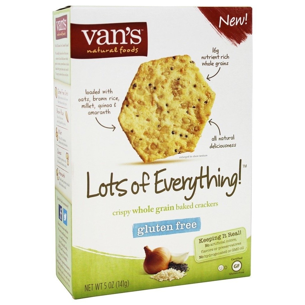 Van's International Foods Everything Crackers (6x5OZ )