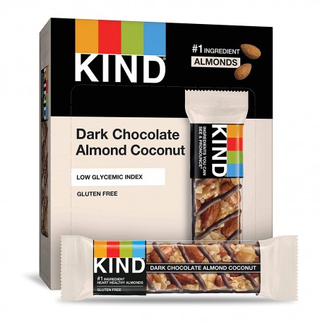 Kind Dark Chocolate Almond and Coconut Bars (12x1.4 OZ)