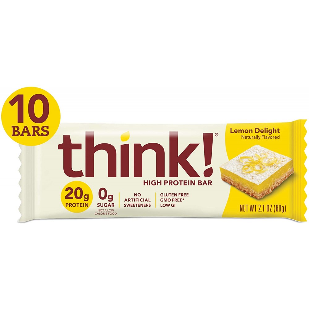 ThinkThin High Protein Lemon Delight Bar (10x2.1 OZ)