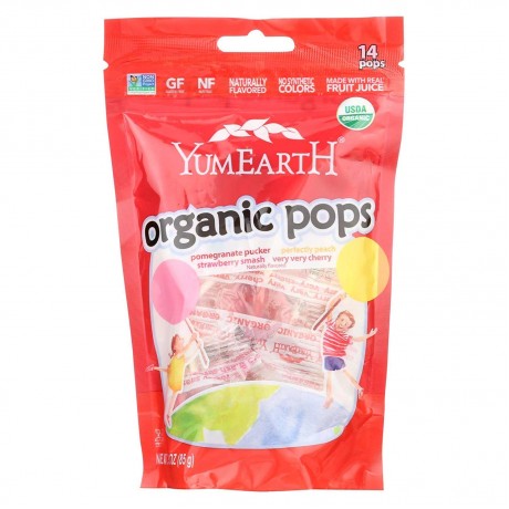 Yummy Earth Fruit Pop Pc Lollipop (6x3 Oz)