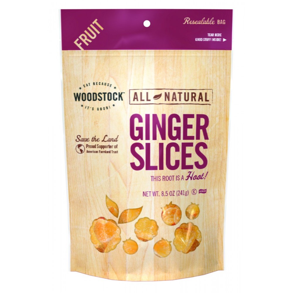 Woodstock Ginger, Unsulphured (8x8.5Oz)