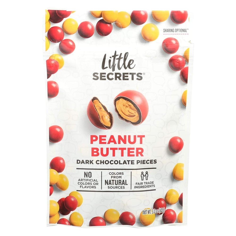 Little Secrets Dark Chocolate Peanut Butter Candies (8x5 OZ)