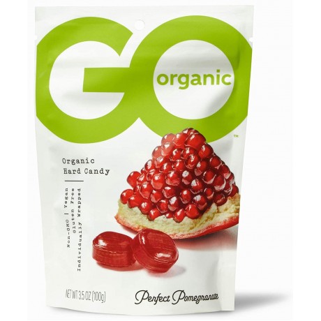 Go Naturally Pomegranate Hard Candy (6x3.5OZ )