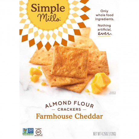 Simple Mills Farmhouse Cheddar Crackers (6X4.25 OZ)