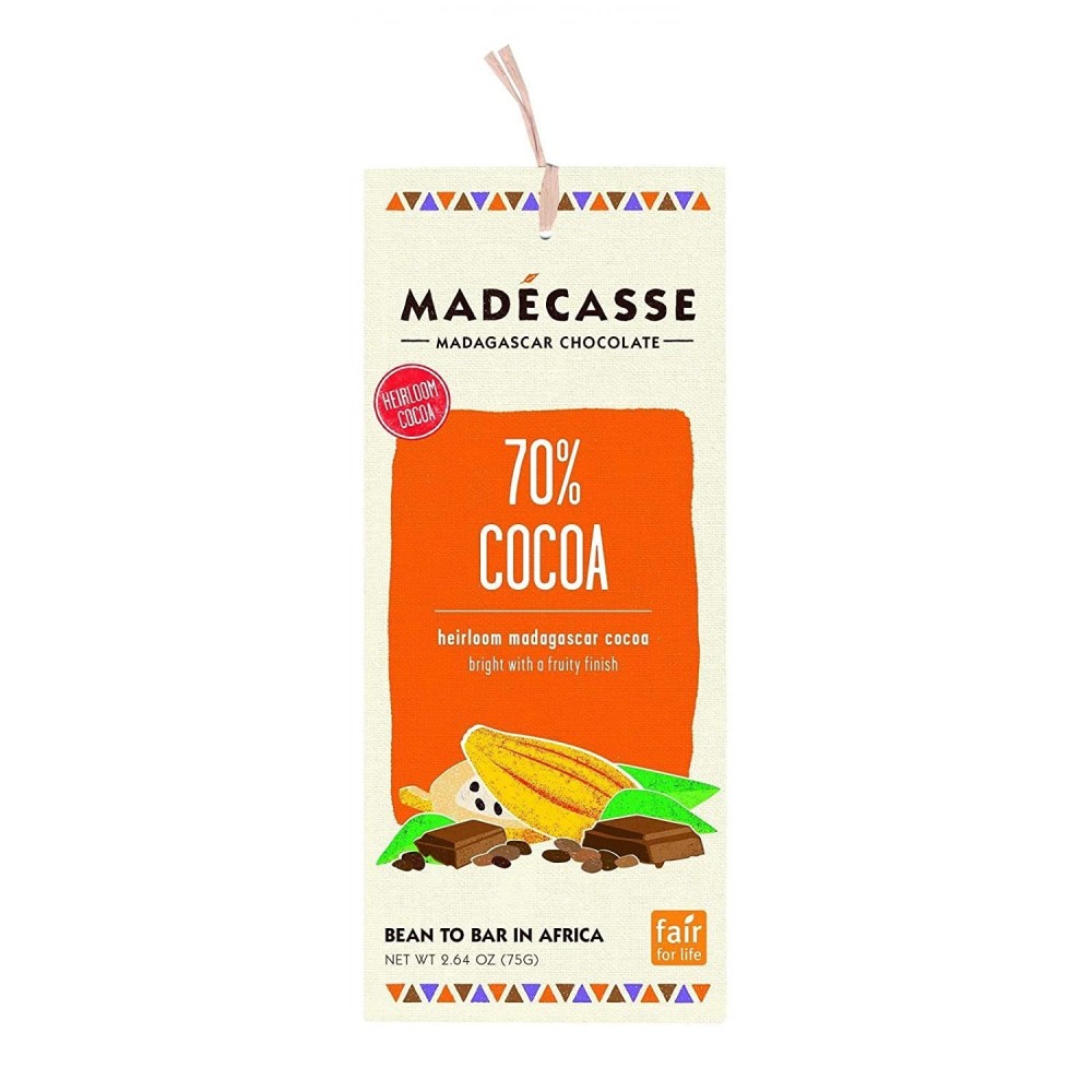 Madecasse 70% Cocoa Rich/Frty (12x2.64OZ )